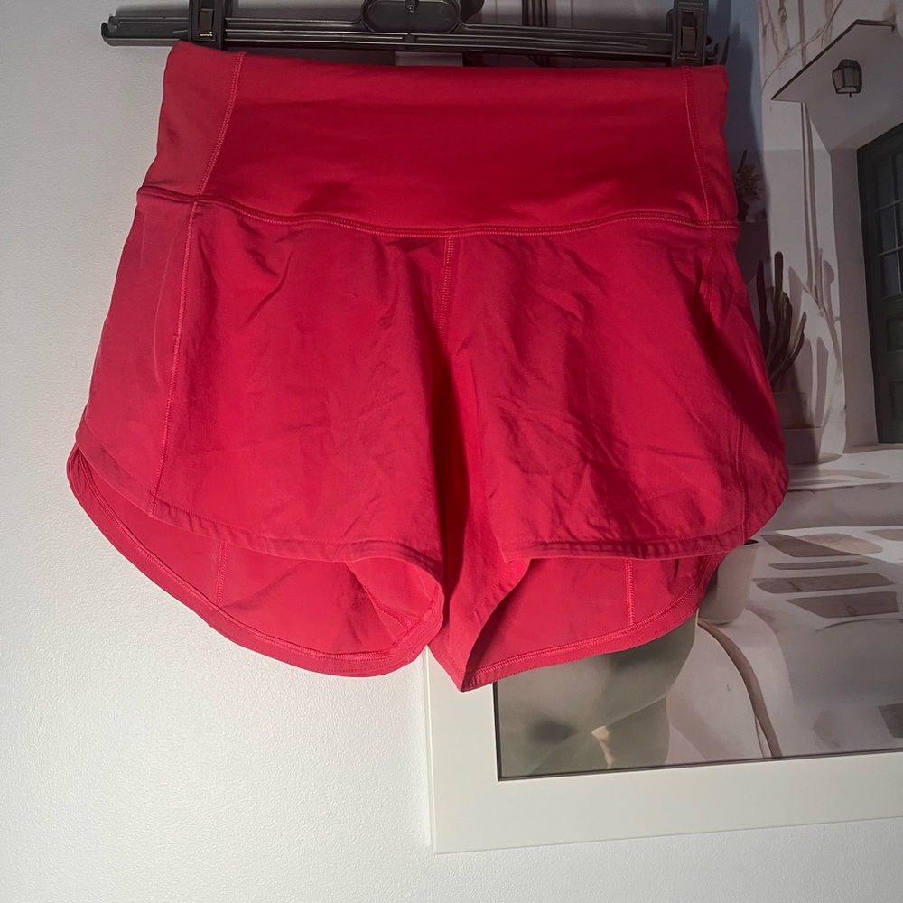 Lululemon Pink Running Shorts